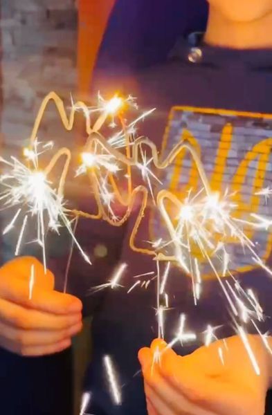 20 шт Бенгальські вогні "Два Янголятка" В 20/1 В20/1 фото